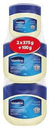 Vaseline Original Petroleum Jelly, 2 Packs of 375 g + 100 g