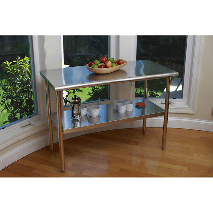 TRINITY EcoStorage NSF Stainless Steel Prep Table