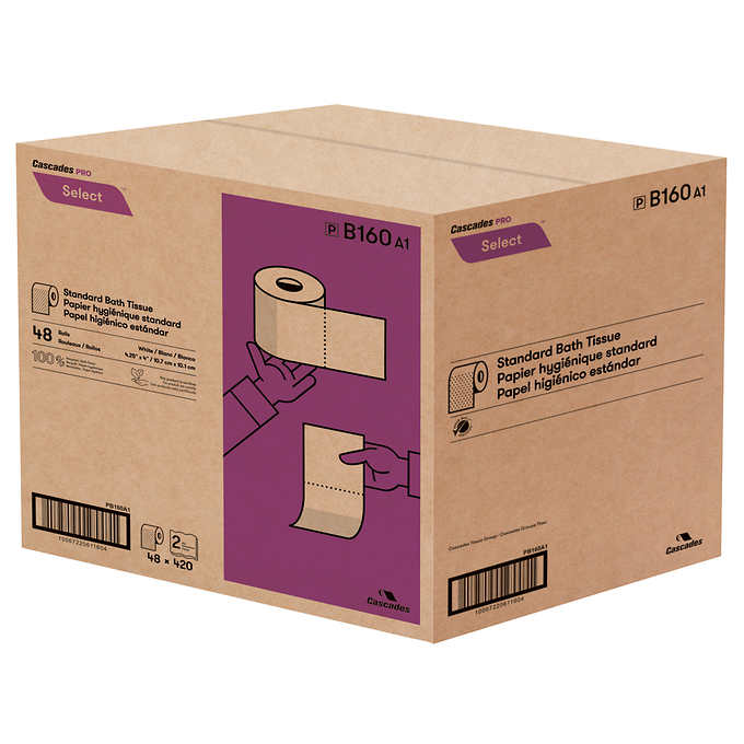 Cascades Pro Select 2-ply Bathroom Tissue 48 x 420 sheets