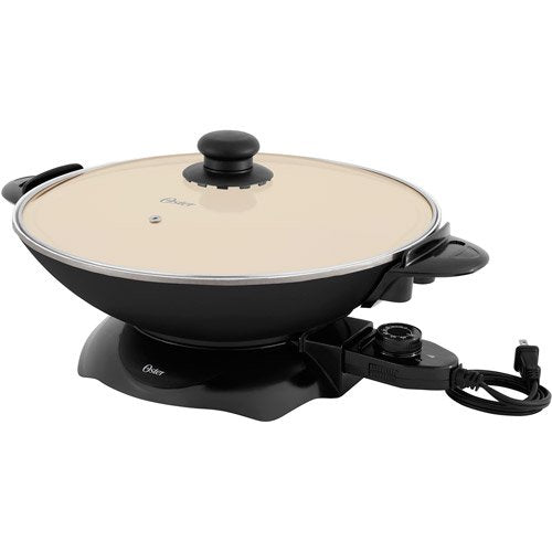 Oster 4.5 Liter DuraCeramic Black Wok