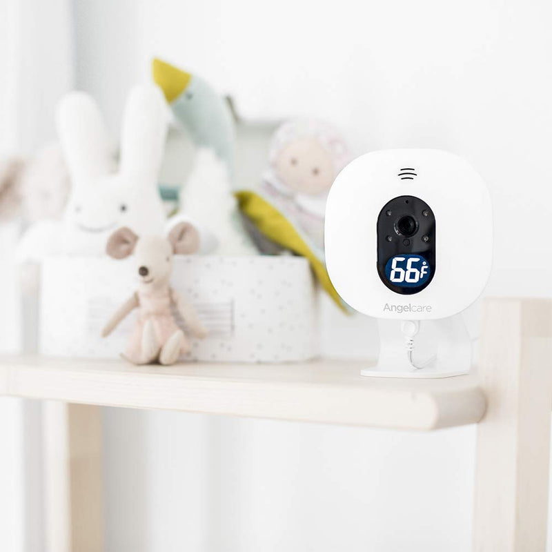 Angelcare 3-in-1 AC337 Baby Monitor, with Movements Tracking, 4.3 Inch Video, Sound & Temperature Display on Camera