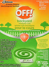 OFF! Backyard Mosquito Repellent Coils, Ideal for Camping and Outdoors, Up to 4 Hours of Protection, 2 Metal Stands and 8 Coils