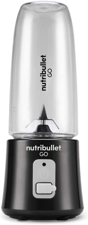 nutribullet GO Portable Blender for Shakes and Smoothies, 13 Ounces, 70 Watts, Black, NB50300