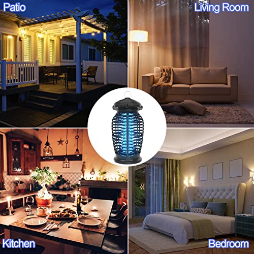 Bug Zapper, 4200V Electric Mosquito Killer for Outdoor/Indoor Mosquito Zapper Lamp, Electronic Insect Fly Zapper Mosquito Trap for Home Backyard Patio Garden