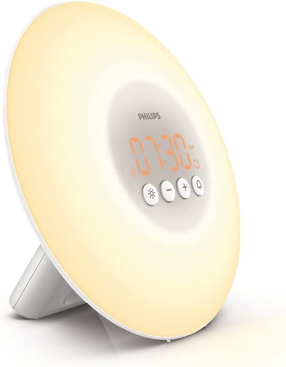 Philips HF3500/60 SmartSleep Wake-Up Light Therapy Alarm Clock with Sunrise Simulation