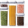 OXO Good Grips 5 Piece Airtight, Space-efficient and Dishwasher Safe POP Container Set, Clear