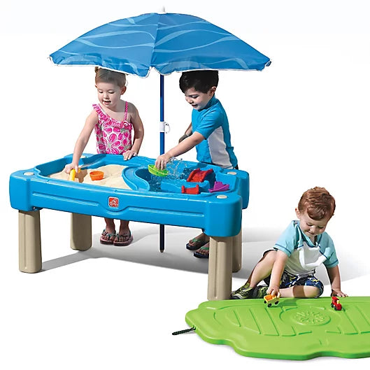 Step2 Cascading Cove Water Table with Umbrella
