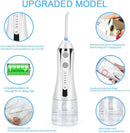 H2ofloss Cordless Water Dental Flosser, Portable Oral Irrigator for Teeth, Braces, Rechargeable & IPX7 Waterproof Teeth Cleaner for Home Travel