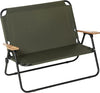 Double Folding Chair, Loveseat Camping Chair for 2 Person, Portable Outdoor Chair