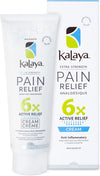 KaLaya 6X Extra Strength Pain Relief Cream for Arthritis, Joints, Muscle, Back, Neck, Shoulder, Hand and Knee Pain with 6 Natural Active, Pain Blocking & Anti inflammatory Ingredients (120g)