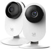 YI Home Security Camera Surveillance interieur, 1080p WiFi IP Indoor Camera, 2 Pc