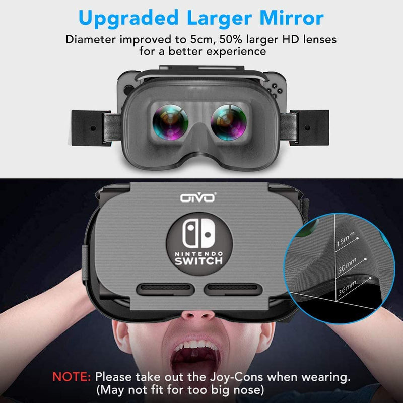 3D OIVO Labo Virtual Reality Glasses Headset for YouTube & Super Smash Bros
