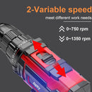 Cordless Drill,Upgraded Electric Screwdriver 1500 Lithium-ion Battery Power Drill