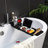 HPDEAR Extendable Bathtub Tray Holder, Reading Rack, Cellphone Tray, Wine Glass, Tablet Holder (Black)