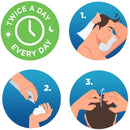 Rogaine Hair Growth Treatment for Men - Reduce Hair Loss & Thinning - 5% Minoxidil Foam - 3 Month Supply, 3x 60g