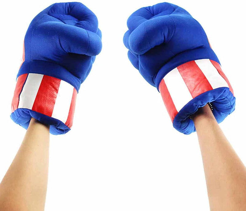Superhero Gloves Kids Boxing Plush Hands Fists Gloves Toys for Boys and Girls