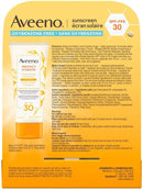 Aveeno Sun Aveeno Protect and Hydrate Face and Body Sunscreen Spf 30 Duo Pack, Water and Sweat Resistant, Oxybenzone Free, 2 Bottle Pack, 88 Milliliters