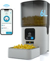 Wi-Fi Pet Feeder with Alexa Control: Automatic 6L Meal Dispenser