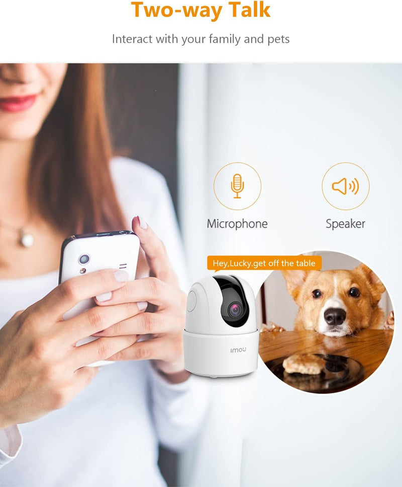 Imou Security Camera Indoor 2.4G WiFi Camera for Home Security, 1080P Baby Monitor