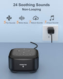 Elesories Noise Machine Sleep Therapy for Adults Baby Sleeping, 24 Soothing Sounds