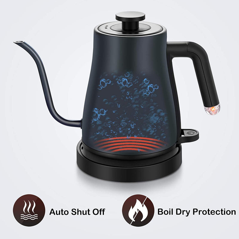 Stariver Electric Kettle Gooseneck Kettle, 1.2L Water Kettle