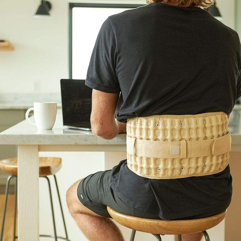 DR-HO'S 2-in-1 Decompression Belt For Lower Back Pain Relief and Lumbar Support  Size (42"-55")