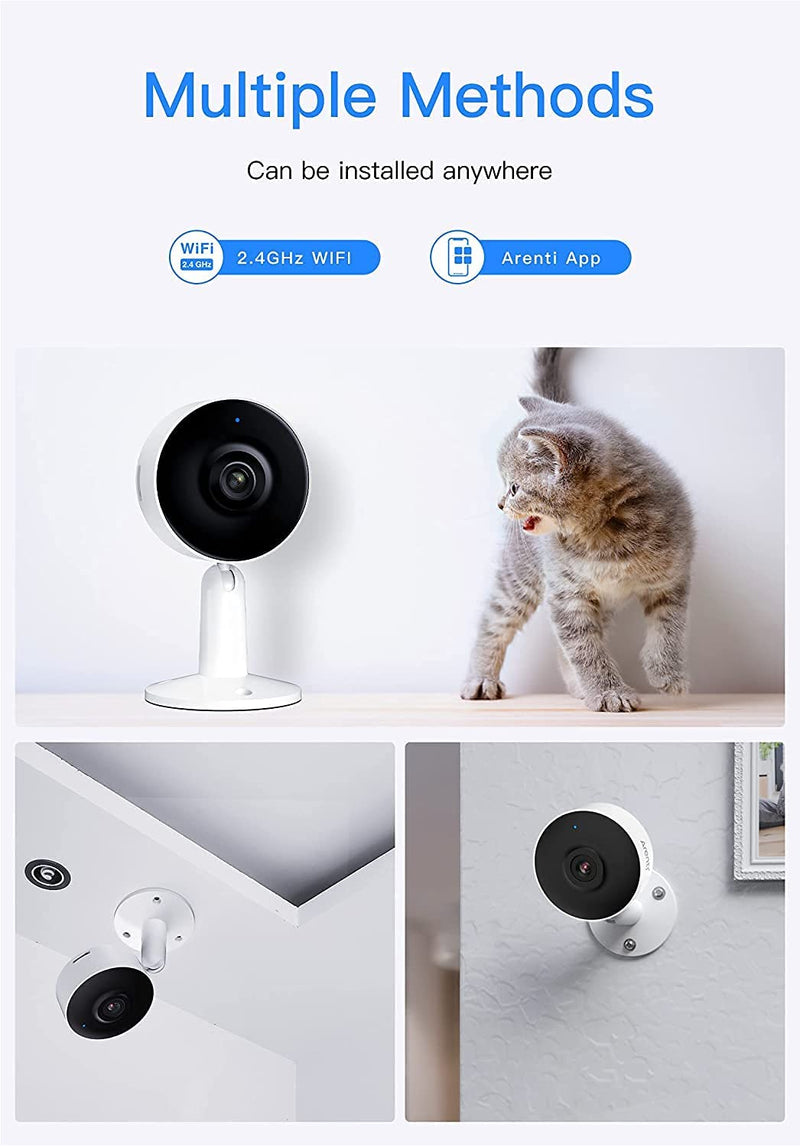 Baby Monitor with Camera and Audio (4PC ), IN1 Security Camera