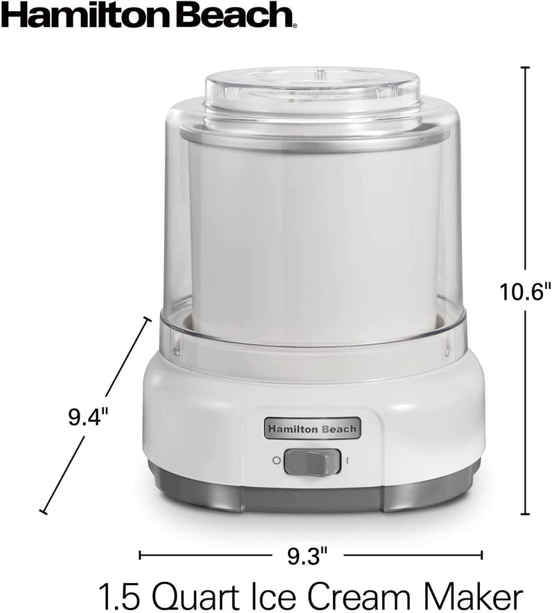 Hamilton-Beach 1.5 Quart Ice Cream Maker