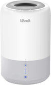 Levoit Humidifier for Bedroom with Intelligent Sleep Mode, Essential Oil Difusser, Filterless, BPA Free, Dual 100, Gray, 1.8L