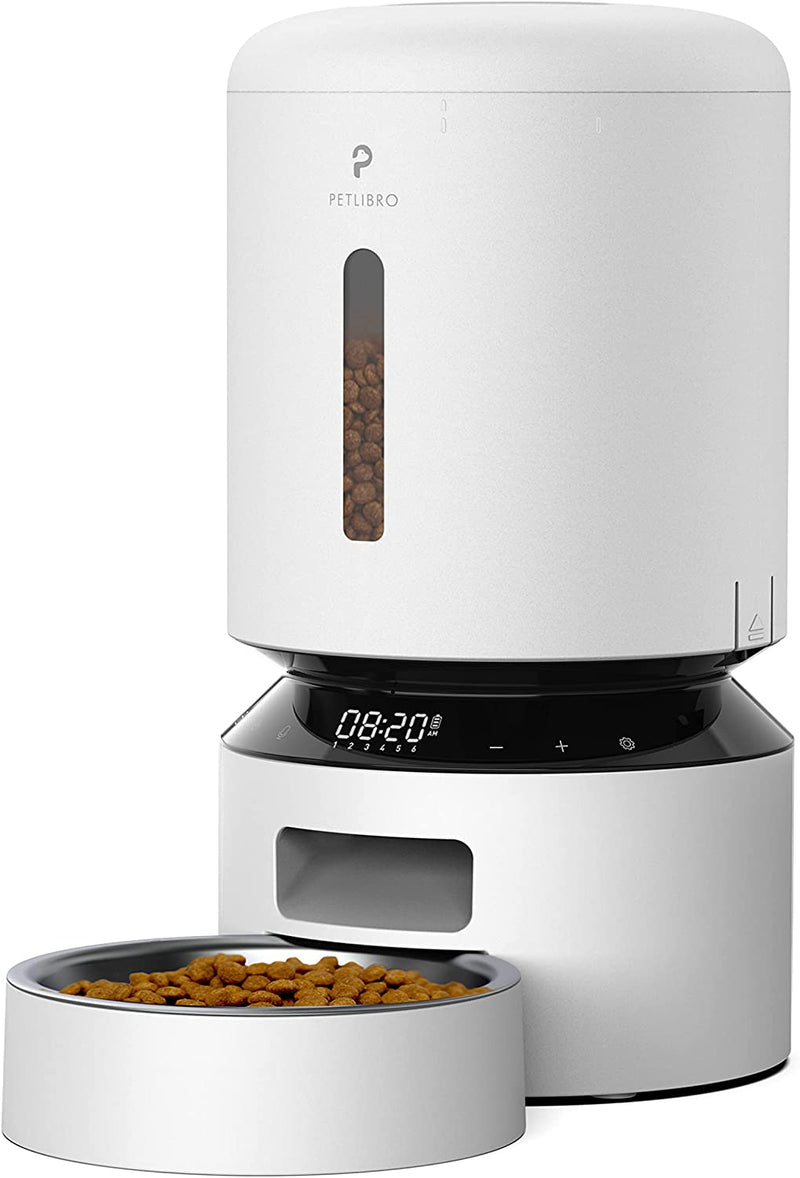 PETLIBRO Automatic Cat Feeder, Pet Dry Food Dispenser Triple Preservation with Stainless Steel