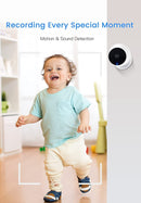 Baby Monitor with Camera and Audio( 2PC ), Laxihub M1 Security Camera