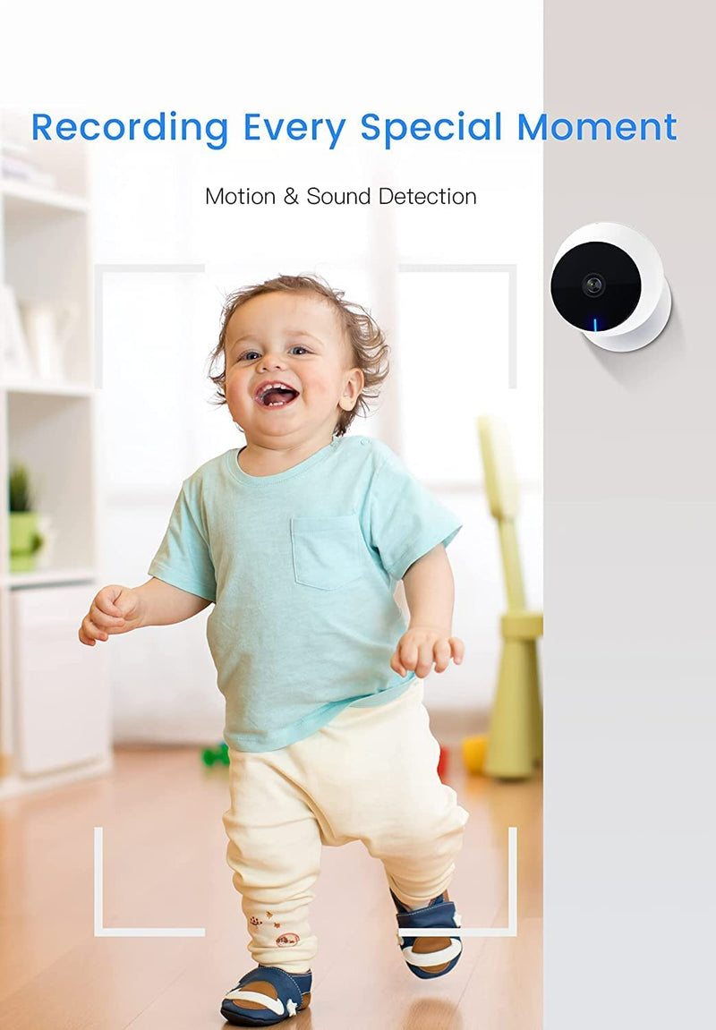 Baby Monitor with Camera and Audio( 2PC ), Laxihub M1 Security Camera