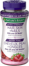 Nutri-Gummy Strawberry Cream Hair, Skin & Nails Supplement - 80 Gummies