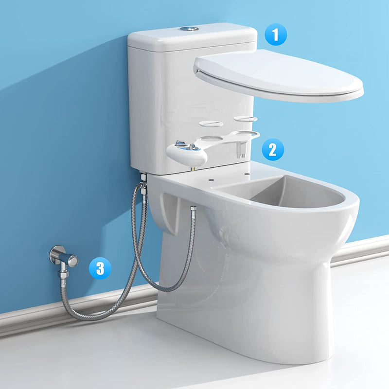 YASFEL Modern Self Cleaning Bidet Attachment for Toilet