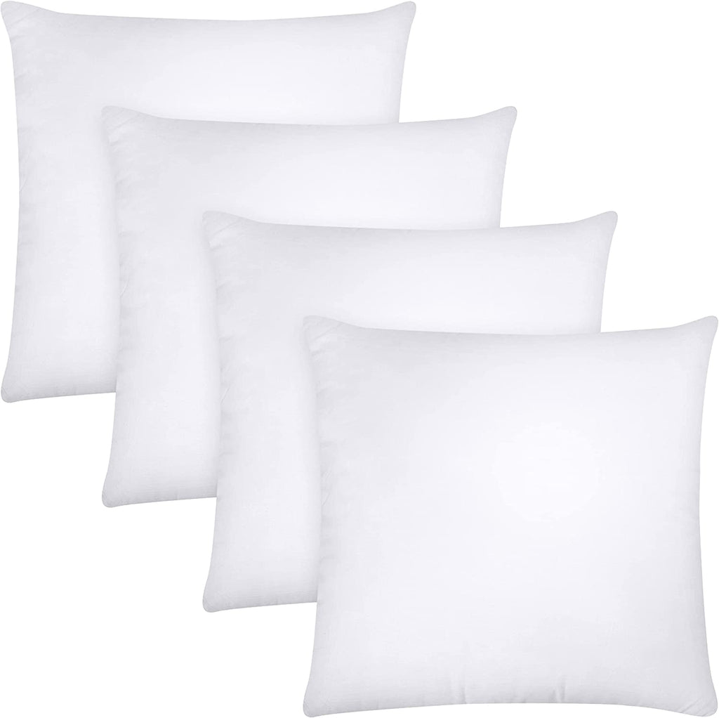 Utopia Bedding Throw Pillows Insert (Pack of 8, White) - 18 x 18 Inches