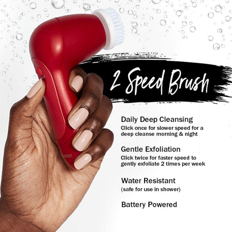 Facial Cleansing Brush by Olay Regenerist, Face Exfoliator with 2 Brush Heads