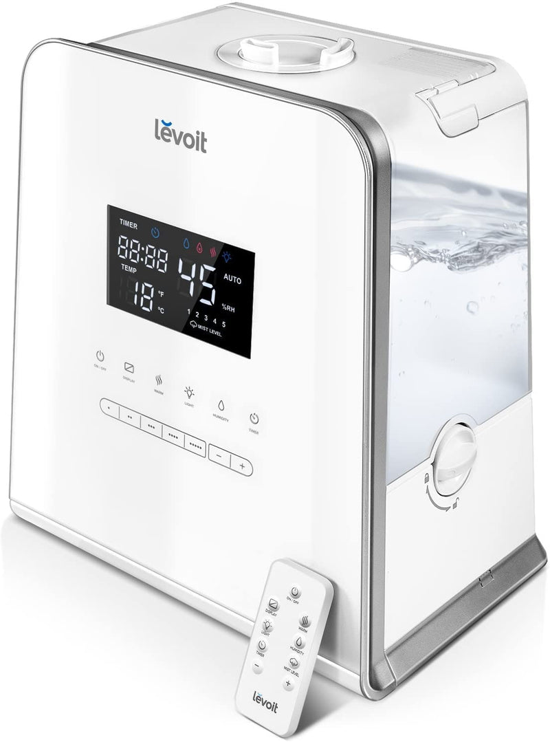 LEVOIT Humidifier for Bedroom, Warm and Cool Mist Humidifiers for Plants, 5.5L Air Humidifier