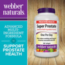 webber naturals Super Prostate Advanced Multi-Ingredient Formula Softgels, 180-count