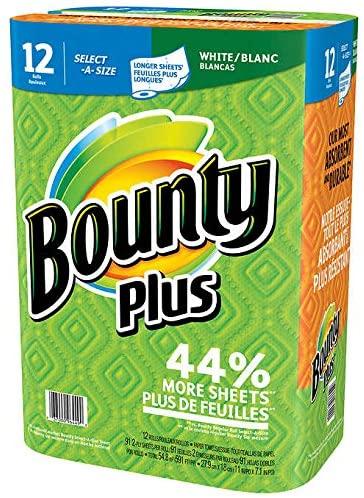 Bounty Select-A-Size Paper Towels 12 Double roll ( 91 sheets )