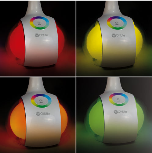 OttLite - Color Spectrum LED Desk Lamp with USB Port - White