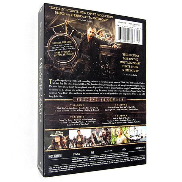 Black Sails: The Complete Collection (DVD)-English only