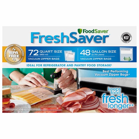 FoodSaver FreshSaver Zipper Bag Combo Pack