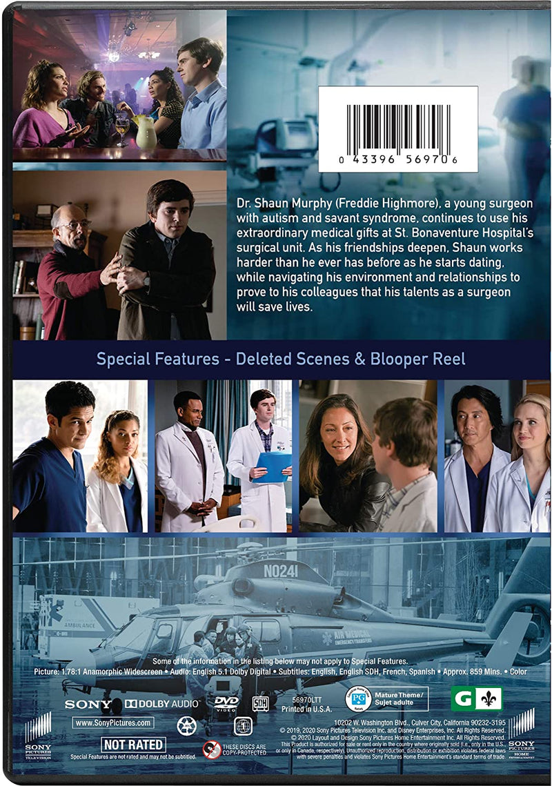 The Good Doctor -Season 3 (DVD)-English only