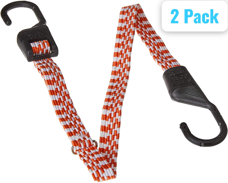 Keeper 06119 Adjustable Flat Bungee Cord - 2 Pack
