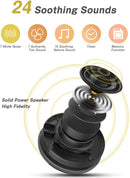 Sound Machine for Sleeping & Relaxing, 24 Non-Looping HIFI Sounds, 3 Auto-off Timer, Soothing Night Light,