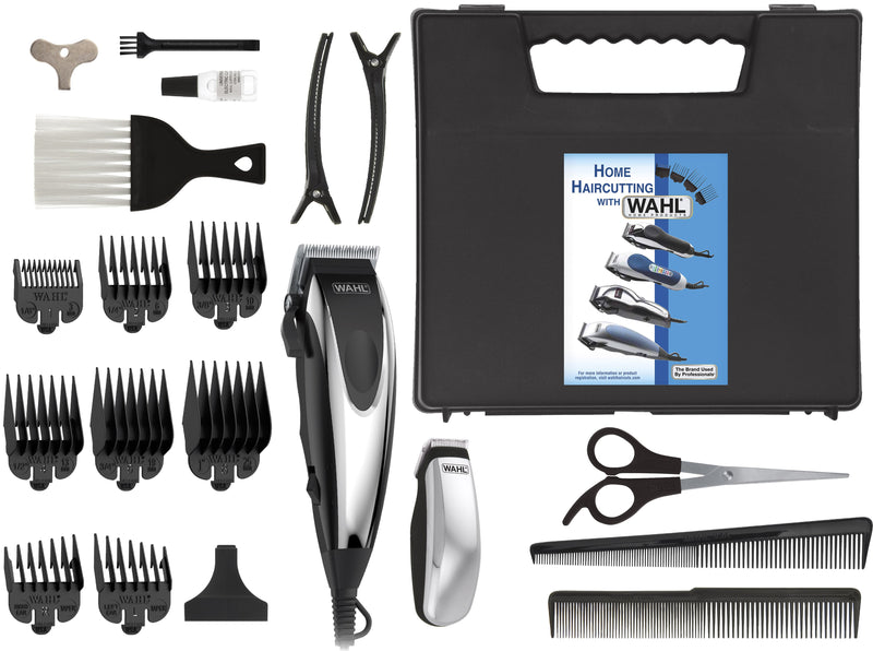 Wahl Chrome Pro Hair Cut Kit with Trimmer, 22-pcs