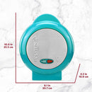 Holstein Housewares Omelet Maker, Teal/Stainless Steel