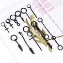 Earrings for Men/Women Stud Earrings , 24 Pcs