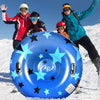 Snow Tube Heavy Duty 47" Large Size Inflatable Sled for Kids and Adults, Triple Layer Bottom & 1.2mm
