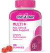 Daily Hair, Skin & Nails Multivitamin Gummies - Biotin and Antioxidant Support, 120 Gummies
